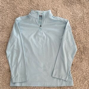 Boys Southern Tide Sky Blue Quarter-Zip Performance. Like new. Size S